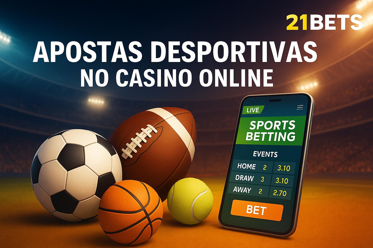 Apostas esportivas no cassino online 21BETS